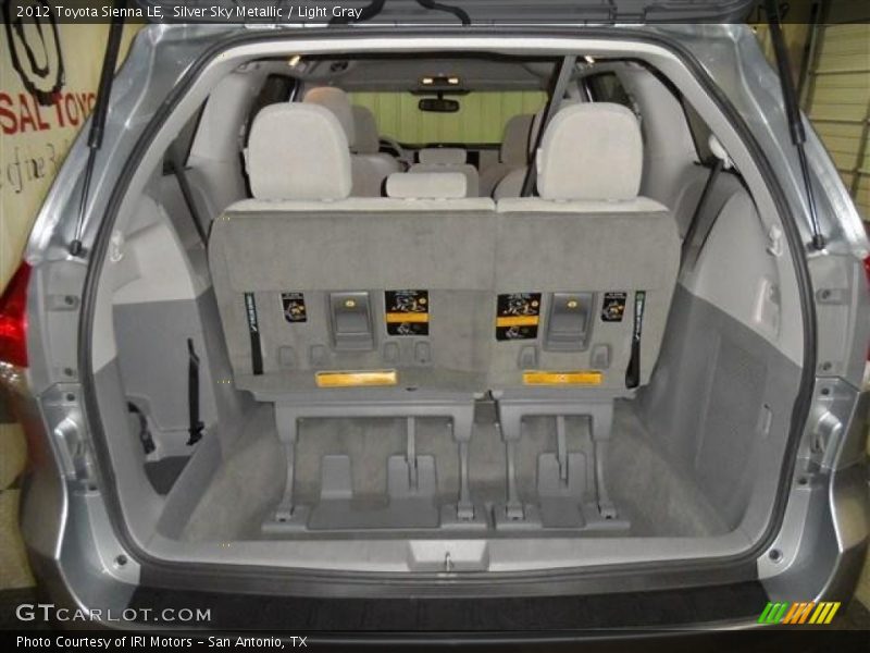 Silver Sky Metallic / Light Gray 2012 Toyota Sienna LE