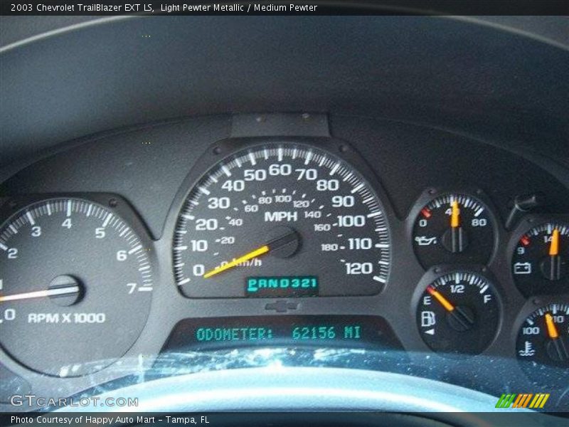 Light Pewter Metallic / Medium Pewter 2003 Chevrolet TrailBlazer EXT LS