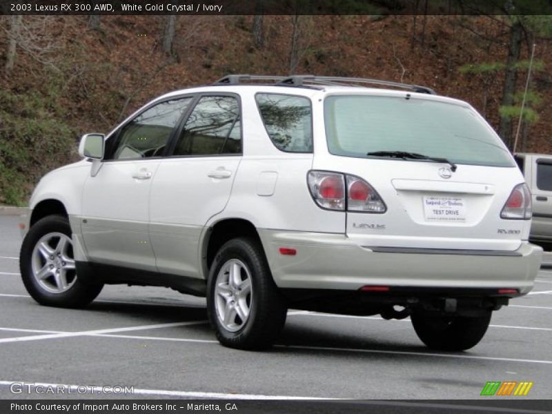 White Gold Crystal / Ivory 2003 Lexus RX 300 AWD