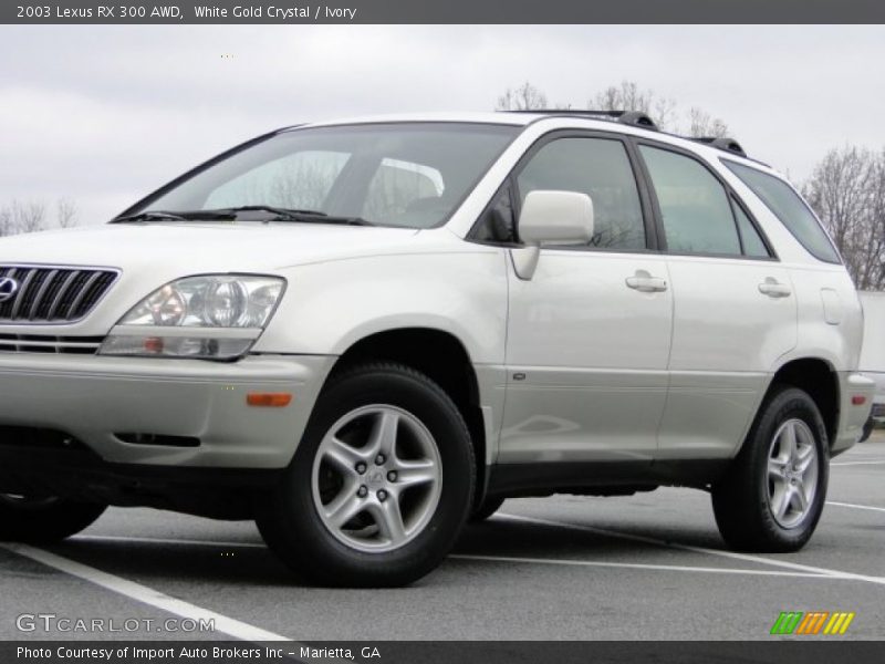 White Gold Crystal / Ivory 2003 Lexus RX 300 AWD