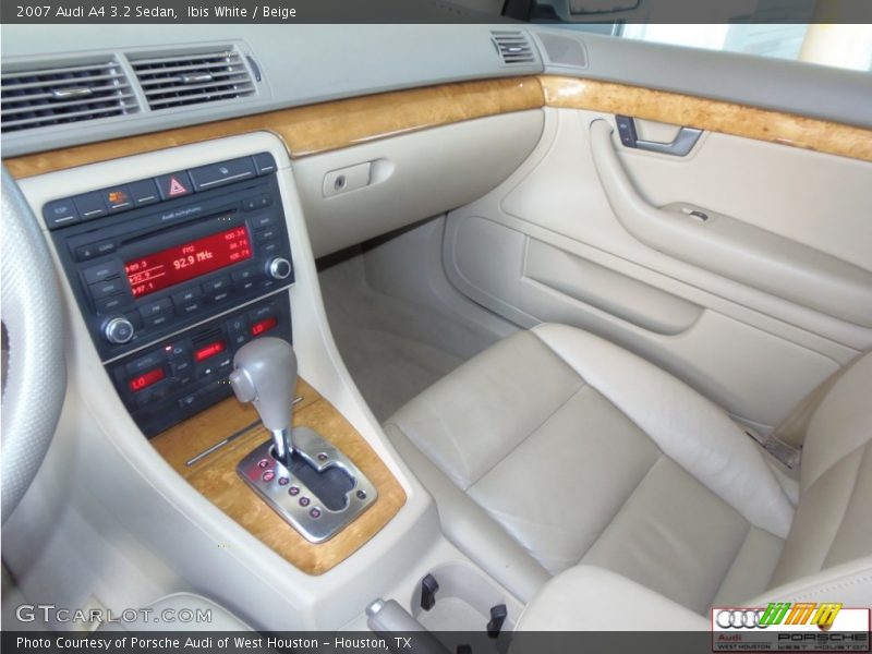 Ibis White / Beige 2007 Audi A4 3.2 Sedan