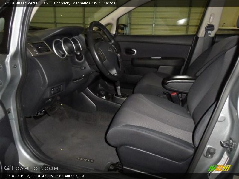 Magnetic Gray / Charcoal 2009 Nissan Versa 1.8 SL Hatchback