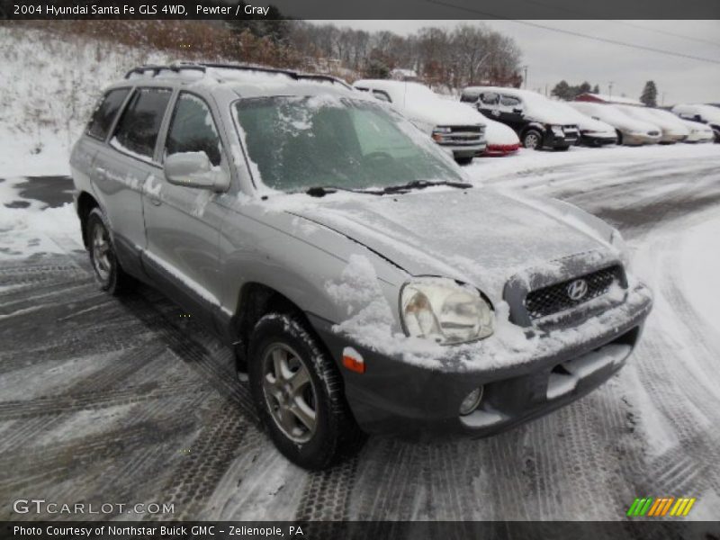 Pewter / Gray 2004 Hyundai Santa Fe GLS 4WD