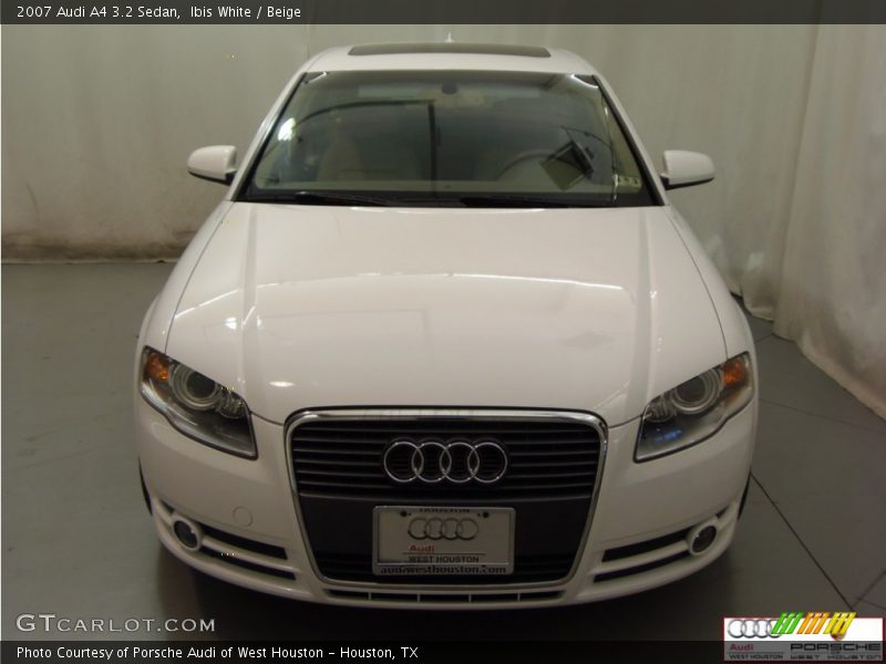 Ibis White / Beige 2007 Audi A4 3.2 Sedan