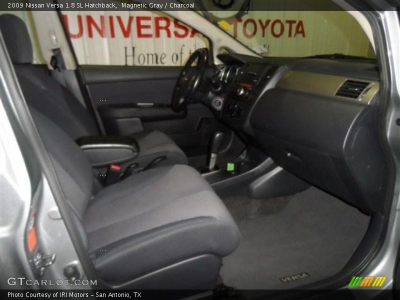Magnetic Gray / Charcoal 2009 Nissan Versa 1.8 SL Hatchback