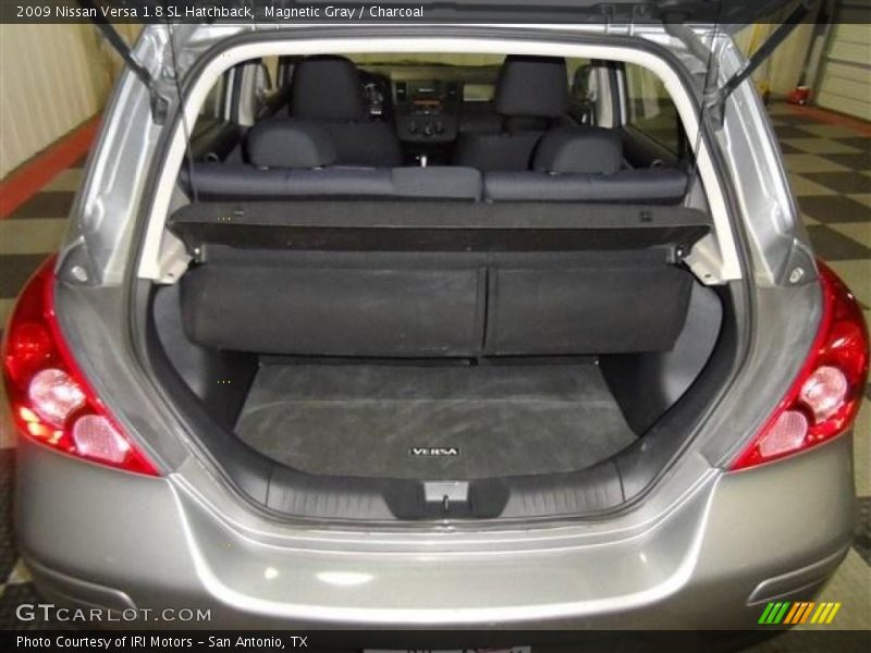 Magnetic Gray / Charcoal 2009 Nissan Versa 1.8 SL Hatchback