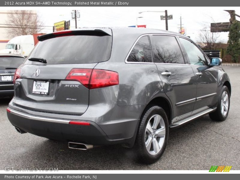 Polished Metal Metallic / Ebony 2012 Acura MDX SH-AWD Technology