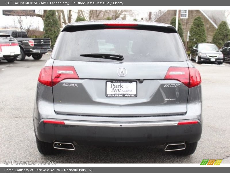Polished Metal Metallic / Ebony 2012 Acura MDX SH-AWD Technology