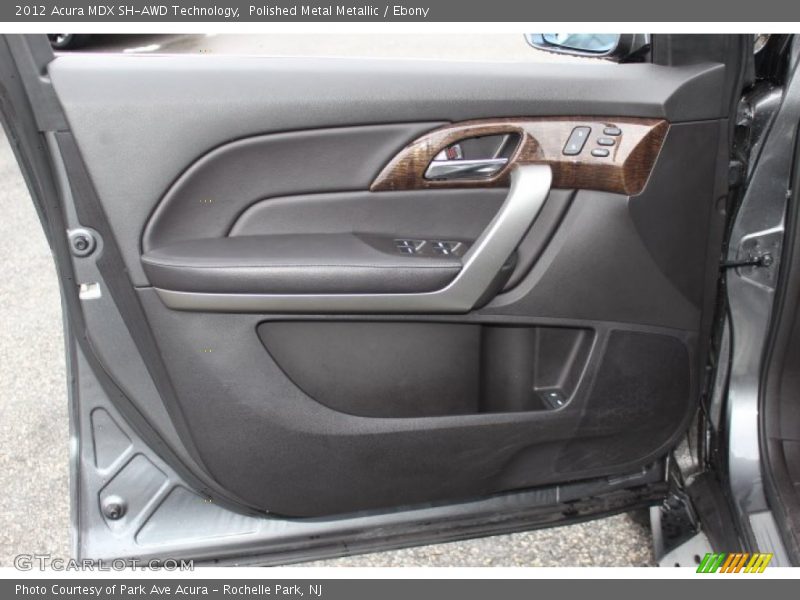 Polished Metal Metallic / Ebony 2012 Acura MDX SH-AWD Technology