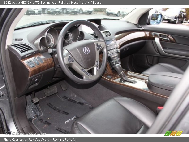 Polished Metal Metallic / Ebony 2012 Acura MDX SH-AWD Technology