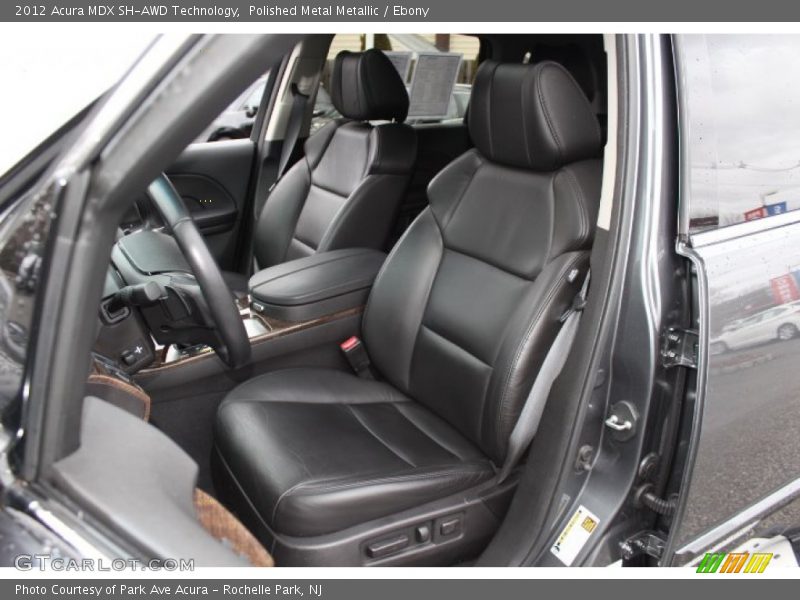Polished Metal Metallic / Ebony 2012 Acura MDX SH-AWD Technology