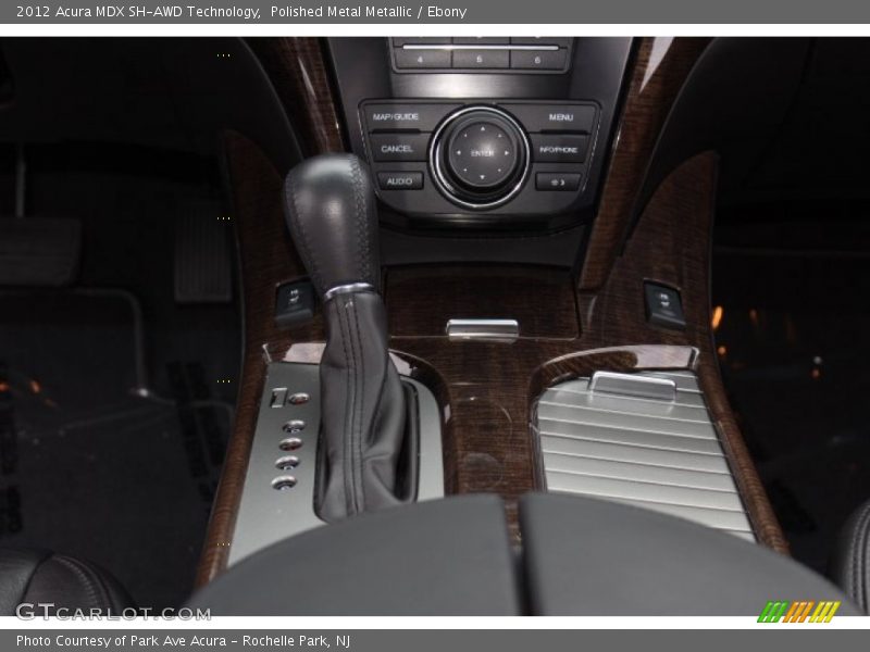 Polished Metal Metallic / Ebony 2012 Acura MDX SH-AWD Technology