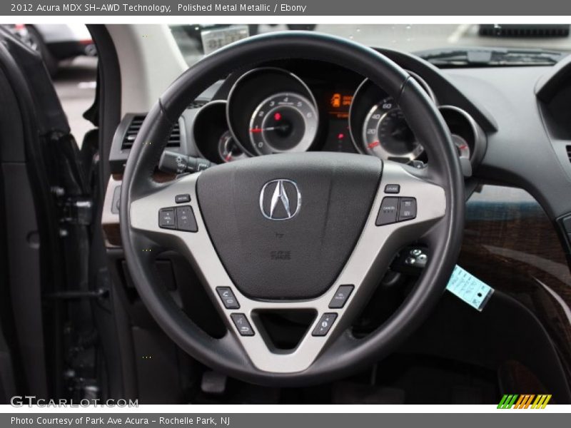 Polished Metal Metallic / Ebony 2012 Acura MDX SH-AWD Technology
