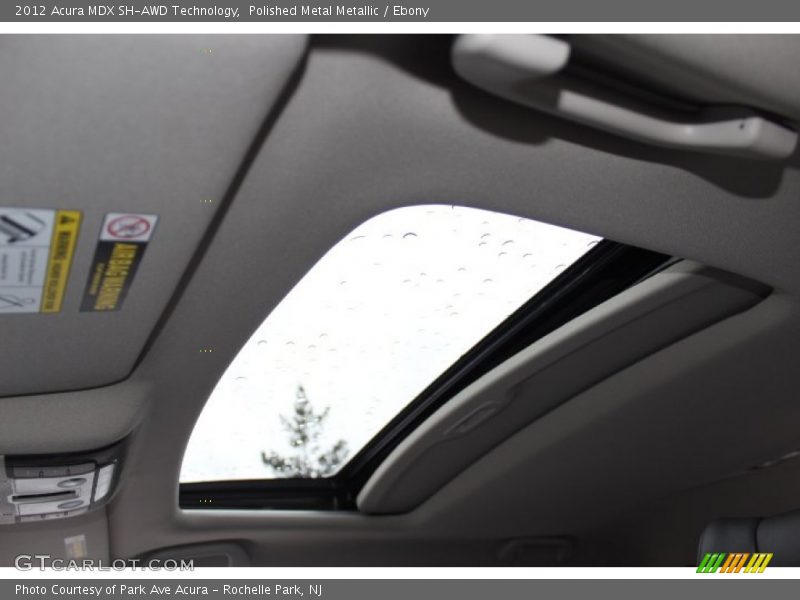 Polished Metal Metallic / Ebony 2012 Acura MDX SH-AWD Technology