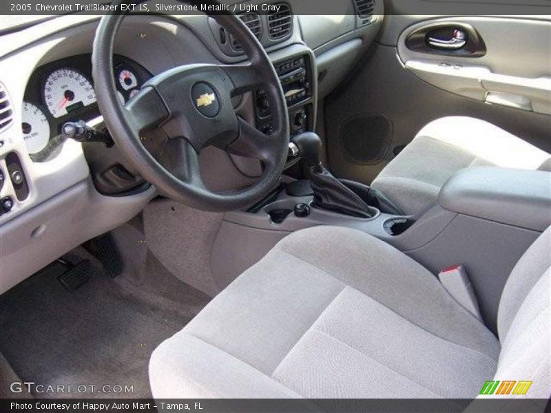 Silverstone Metallic / Light Gray 2005 Chevrolet TrailBlazer EXT LS