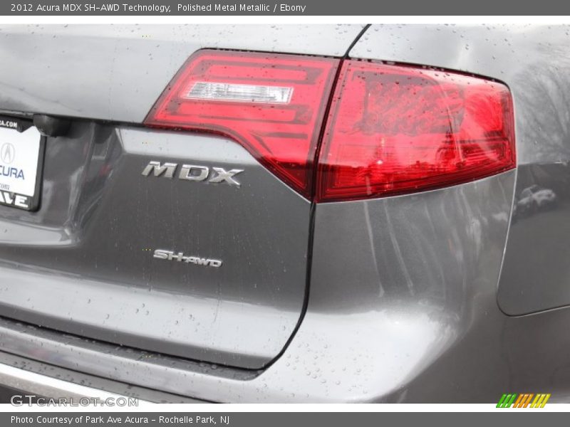 Polished Metal Metallic / Ebony 2012 Acura MDX SH-AWD Technology