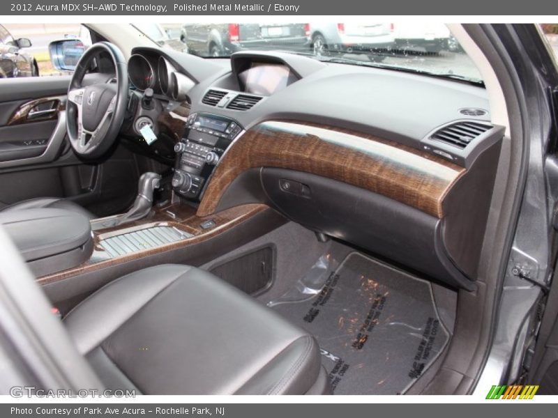 Polished Metal Metallic / Ebony 2012 Acura MDX SH-AWD Technology
