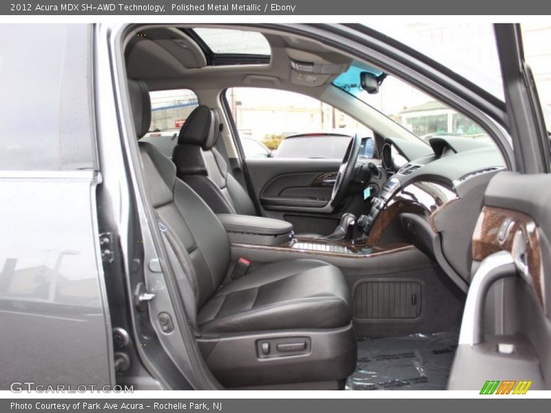 Polished Metal Metallic / Ebony 2012 Acura MDX SH-AWD Technology