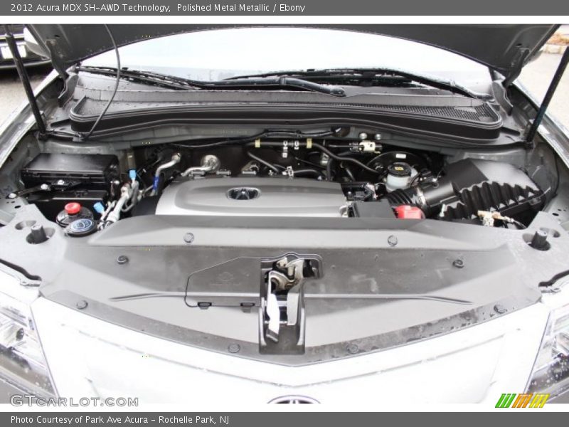 Polished Metal Metallic / Ebony 2012 Acura MDX SH-AWD Technology