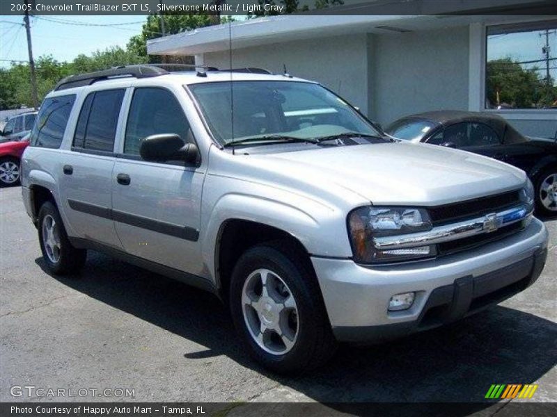 Silverstone Metallic / Light Gray 2005 Chevrolet TrailBlazer EXT LS