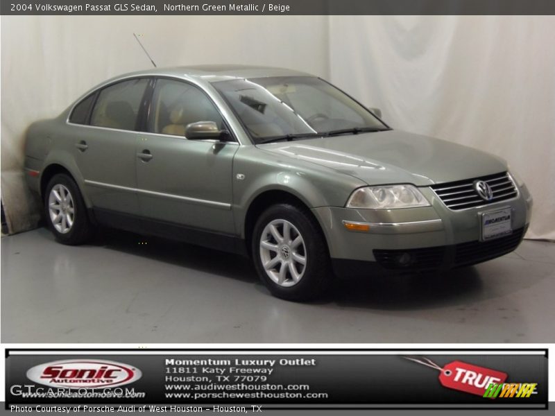 Northern Green Metallic / Beige 2004 Volkswagen Passat GLS Sedan