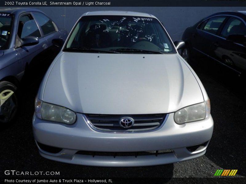 Silverstream Opal / Light Charcoal 2002 Toyota Corolla LE