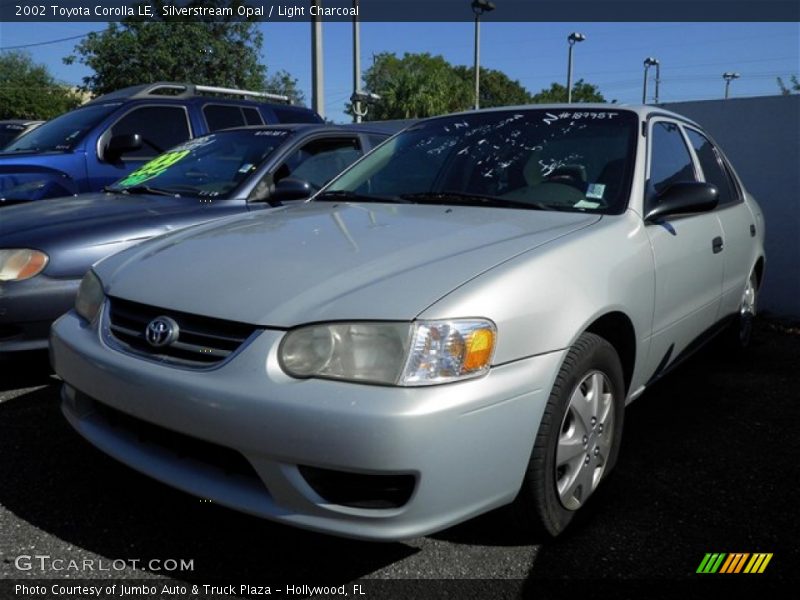 Silverstream Opal / Light Charcoal 2002 Toyota Corolla LE