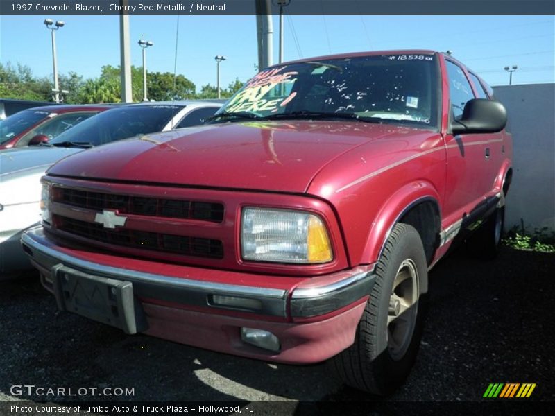 Cherry Red Metallic / Neutral 1997 Chevrolet Blazer