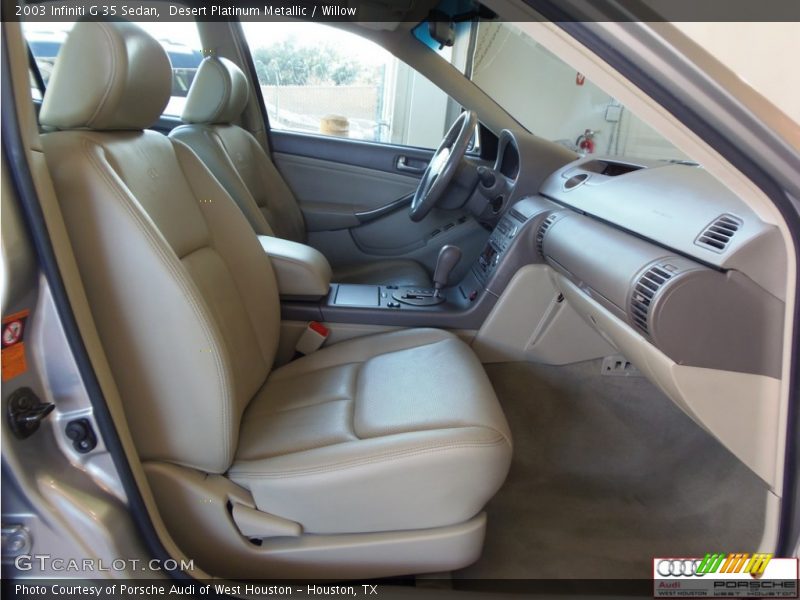 Desert Platinum Metallic / Willow 2003 Infiniti G 35 Sedan