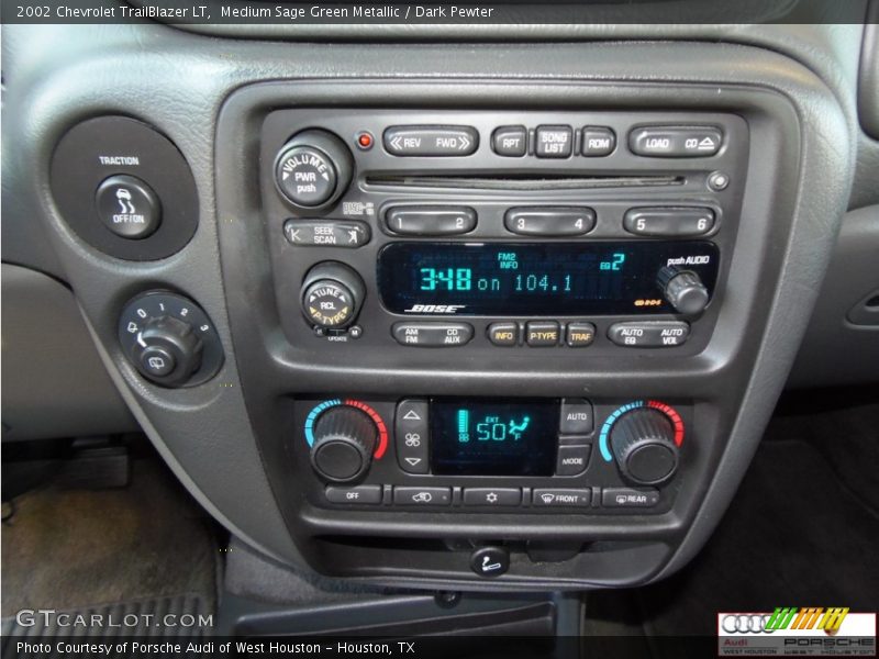 Medium Sage Green Metallic / Dark Pewter 2002 Chevrolet TrailBlazer LT