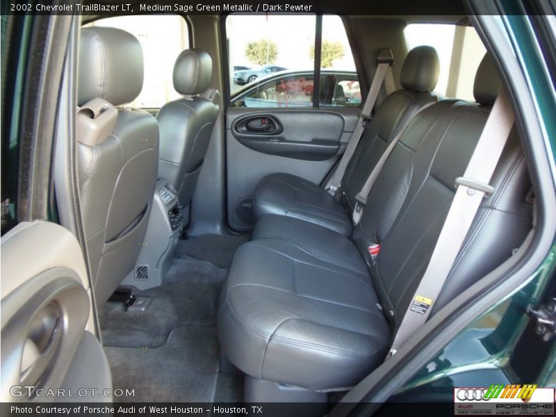 Medium Sage Green Metallic / Dark Pewter 2002 Chevrolet TrailBlazer LT