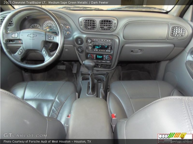 Medium Sage Green Metallic / Dark Pewter 2002 Chevrolet TrailBlazer LT