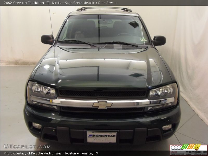 Medium Sage Green Metallic / Dark Pewter 2002 Chevrolet TrailBlazer LT