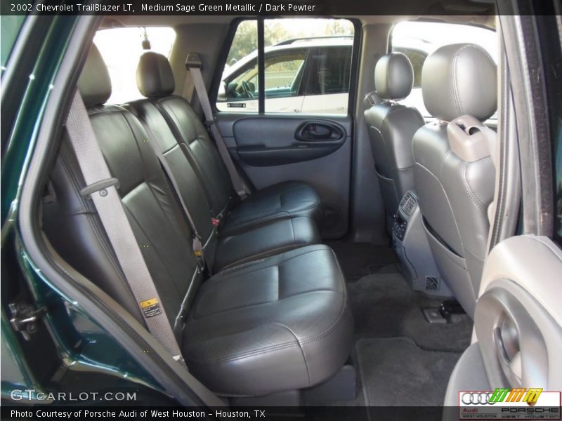 Medium Sage Green Metallic / Dark Pewter 2002 Chevrolet TrailBlazer LT