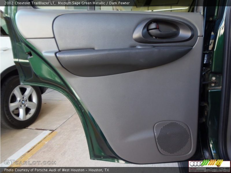 Medium Sage Green Metallic / Dark Pewter 2002 Chevrolet TrailBlazer LT
