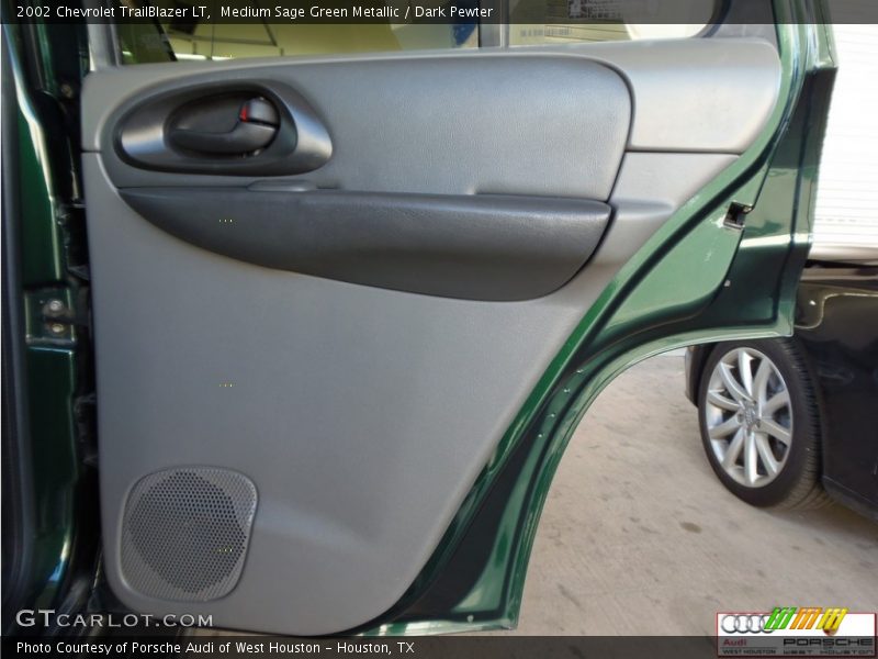 Medium Sage Green Metallic / Dark Pewter 2002 Chevrolet TrailBlazer LT