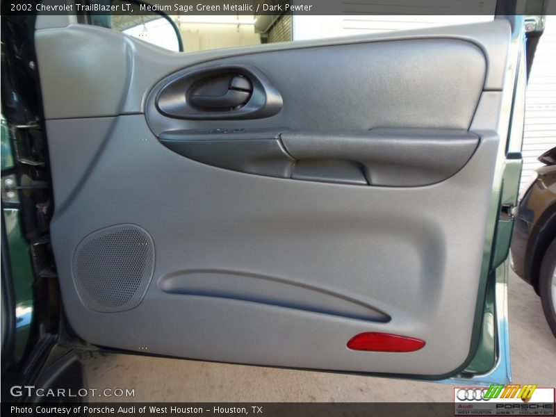 Medium Sage Green Metallic / Dark Pewter 2002 Chevrolet TrailBlazer LT