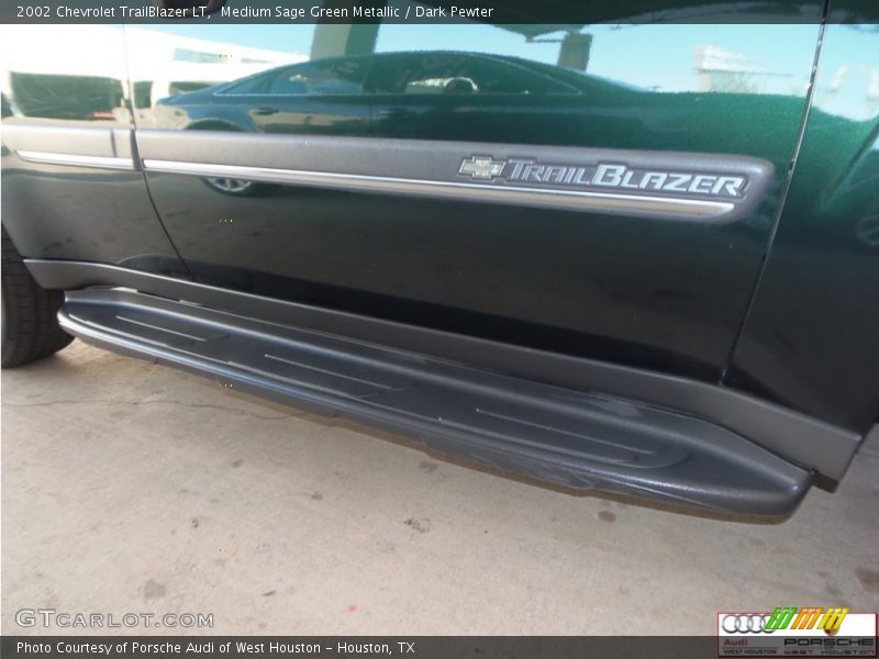 Medium Sage Green Metallic / Dark Pewter 2002 Chevrolet TrailBlazer LT