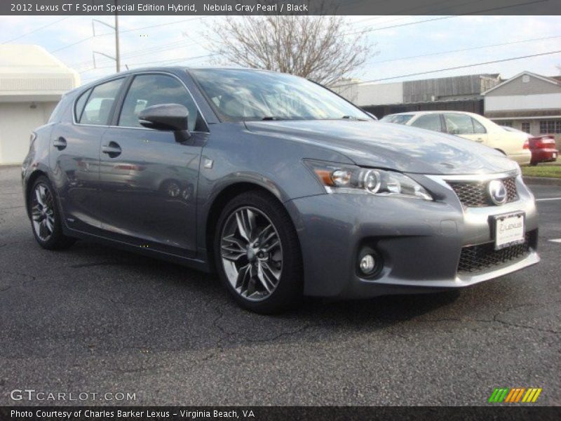 Nebula Gray Pearl / Black 2012 Lexus CT F Sport Special Edition Hybrid
