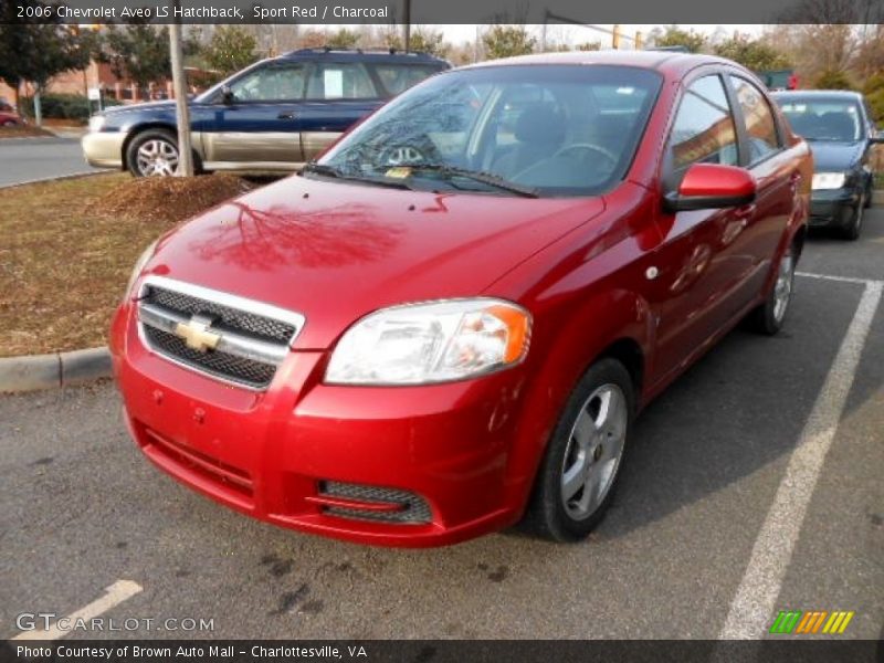 Sport Red / Charcoal 2006 Chevrolet Aveo LS Hatchback