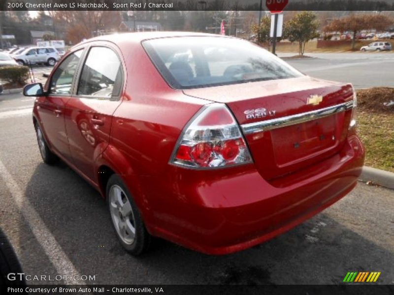 Sport Red / Charcoal 2006 Chevrolet Aveo LS Hatchback