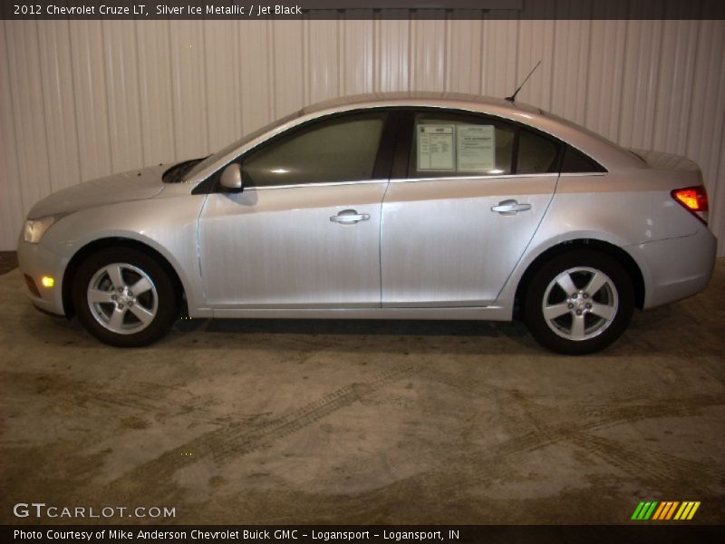 Silver Ice Metallic / Jet Black 2012 Chevrolet Cruze LT