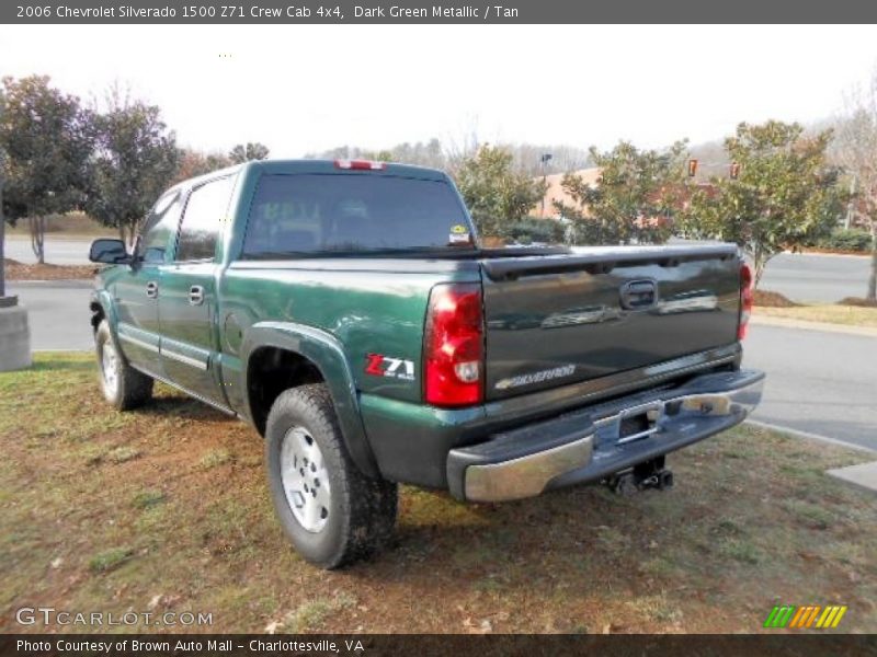 Dark Green Metallic / Tan 2006 Chevrolet Silverado 1500 Z71 Crew Cab 4x4