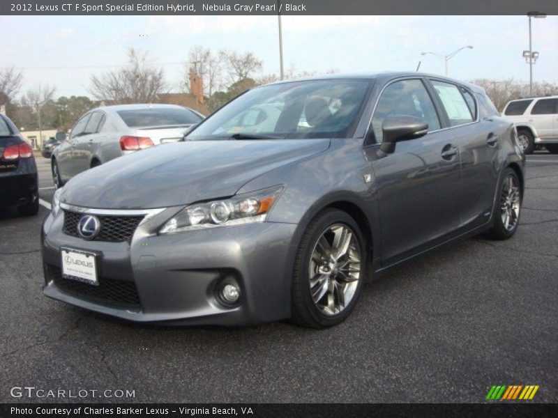Nebula Gray Pearl / Black 2012 Lexus CT F Sport Special Edition Hybrid
