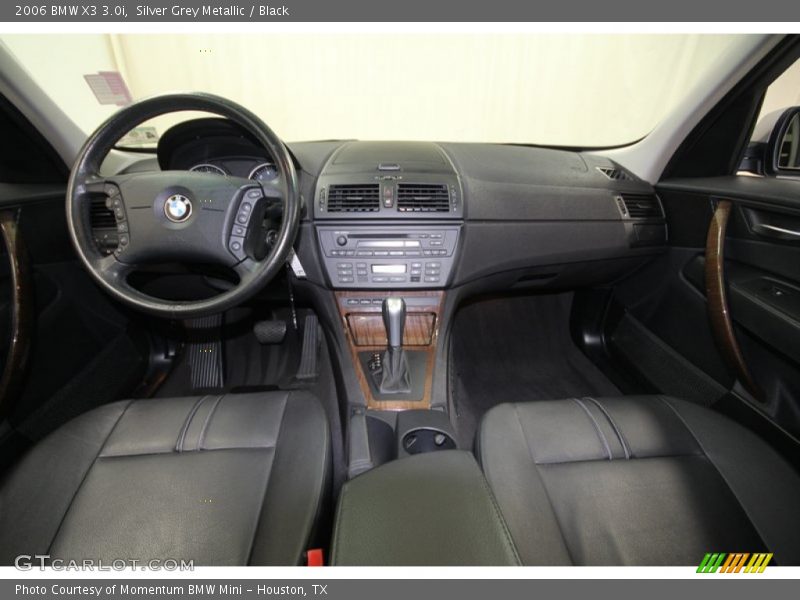 Silver Grey Metallic / Black 2006 BMW X3 3.0i