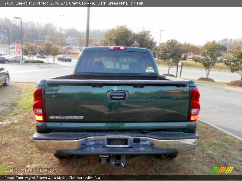 Dark Green Metallic / Tan 2006 Chevrolet Silverado 1500 Z71 Crew Cab 4x4