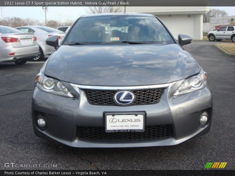 Nebula Gray Pearl / Black 2012 Lexus CT F Sport Special Edition Hybrid
