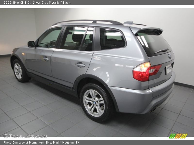 Silver Grey Metallic / Black 2006 BMW X3 3.0i