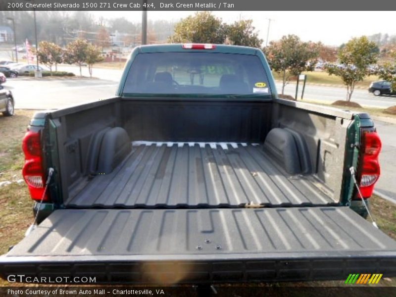 Dark Green Metallic / Tan 2006 Chevrolet Silverado 1500 Z71 Crew Cab 4x4