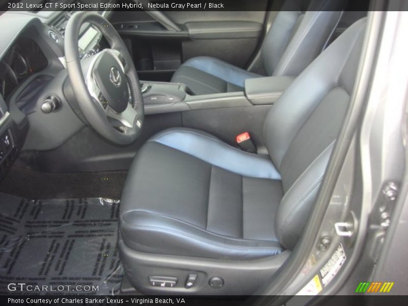 Front Seat of 2012 CT F Sport Special Edition Hybrid